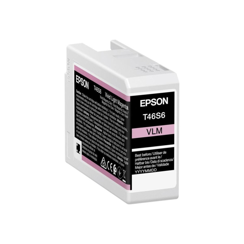 CARTUCCIA ORIGINALE (T46S6, C13T46S600) EPSON SURECOLOR SC-P700 (25ML) MAGENTA CHIARO VIVID