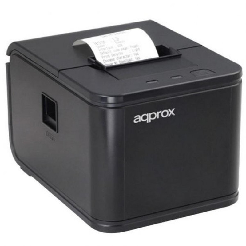 STAMPANTE TERMICA APPROX PER SCONTRINI - RISOLUZIONE 203DPI - VELOCITÀ 120MM/S - USB E RJ11 - TAGLIO AUTOMATICO