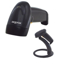 LETTORE DI CODICI A BARRE APPROX - INDICATORI LED - TRIGGER MANUALE E AUTOMATICO - STAFFA INCLUSA