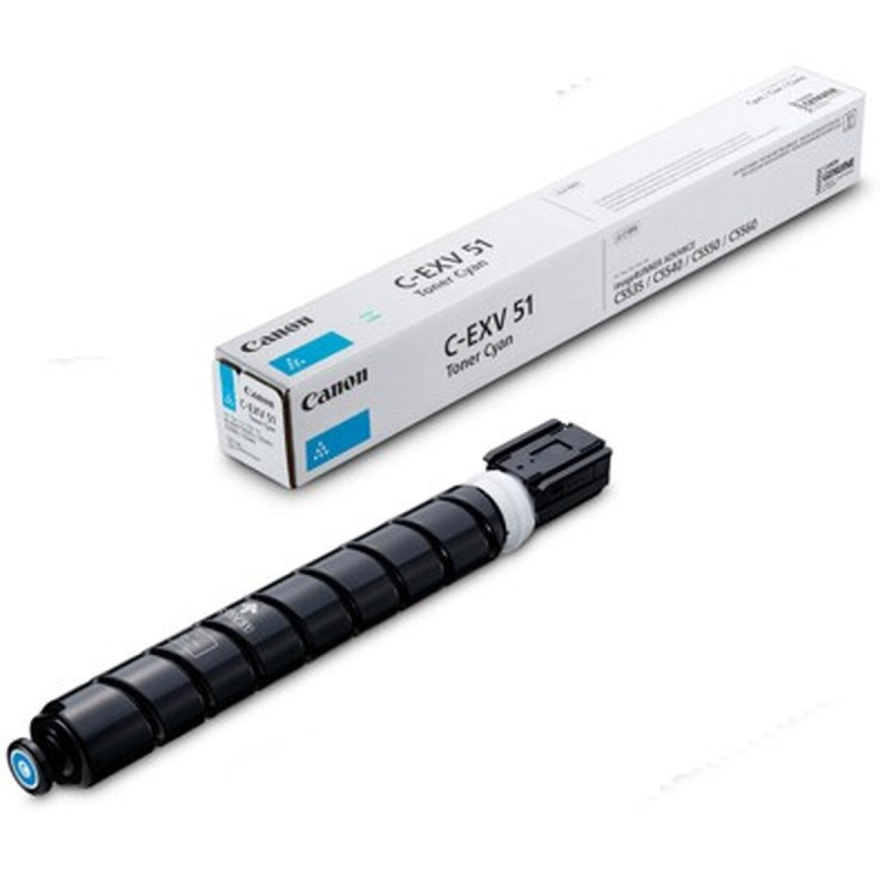 TONER ORIGINALE (0485C002, C-EXV51LC) CANON IR ADV C5535I (26K) CIANO