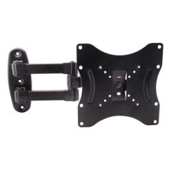 SUPPORTO A PARETE APPROX CON BRACCIO ARTICOLATO PER TV 17"-37" - GIREVOLE, INCLINABILE ED ESTENSIBILE - PESO MAX 30KG - VESA 200