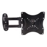 SUPPORTO A PARETE APPROX CON BRACCIO ARTICOLATO PER TV 17"-37" - GIREVOLE, INCLINABILE ED ESTENSIBILE - PESO MAX 30KG - VESA 200