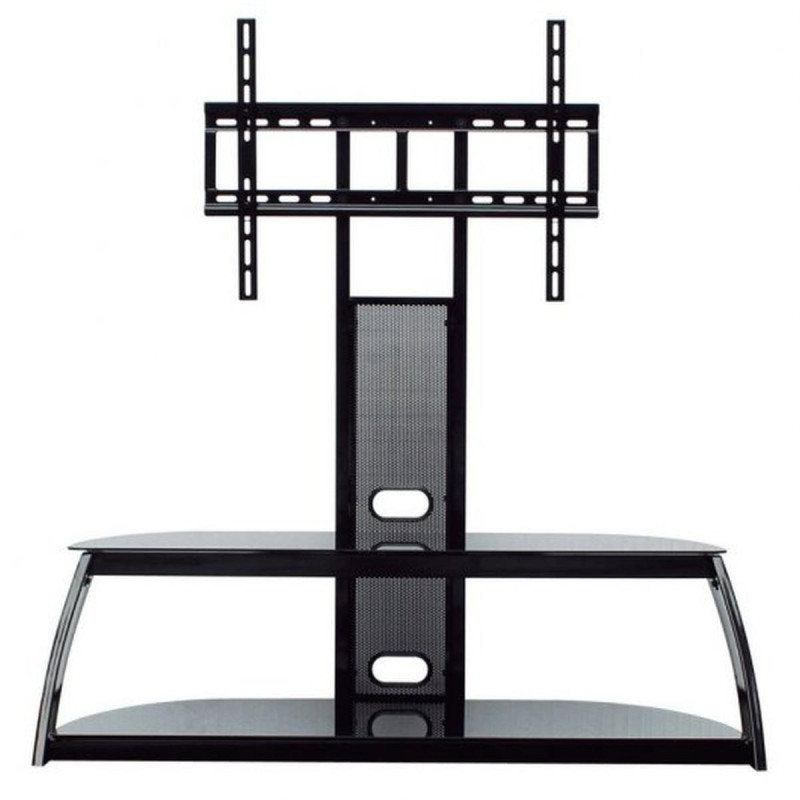 MOBILETTO CON PORTA TV 30"-63" APPROX - 2 RIPIANI IN VETRO TEMPERATO - PESO MAX 60KG - VESA 600X400MM