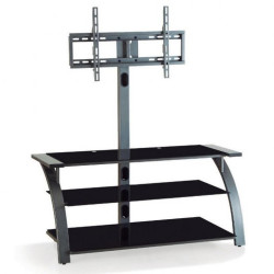 MOBILETTO CON PORTA TV 30"-63" APPROX - 3 RIPIANI IN VETRO TEMPERATO - PESO MAX 60KG - VESA 600X400MM