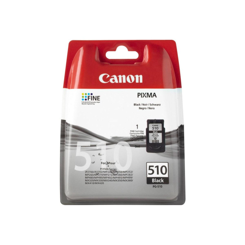 CARTUCCIA ORIGINALE (PG-510, 2970B009) CANON MP240 (9ML) NERO