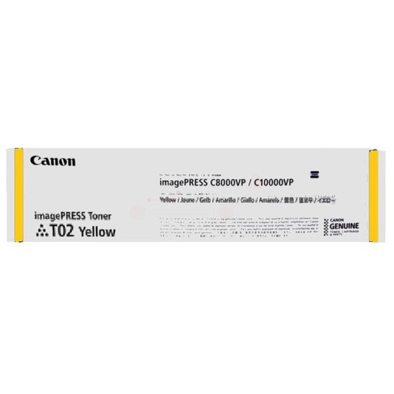 TONER ORIGINALE (8532B001, T02Y) CANON IMAGEPRESS C8000VP GIALLO
