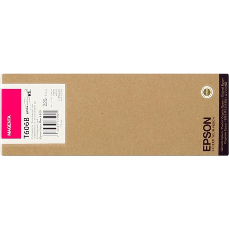 CARTUCCIA ORIGINALE (C13T606B00, T6063) EPSON STYLUS PRO 4800 (220ML) MAGENTA