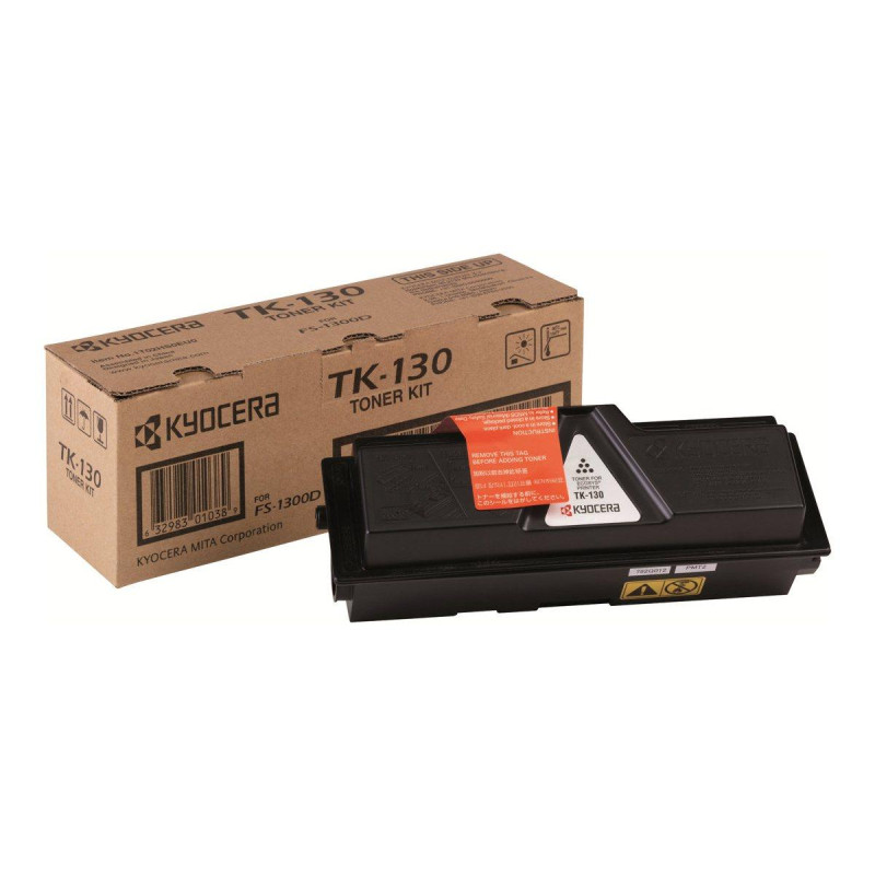 TONER ORIGINALE (TK-130, 1T02HS0EU0) PER KYOCERA FS1300D (7,2K)