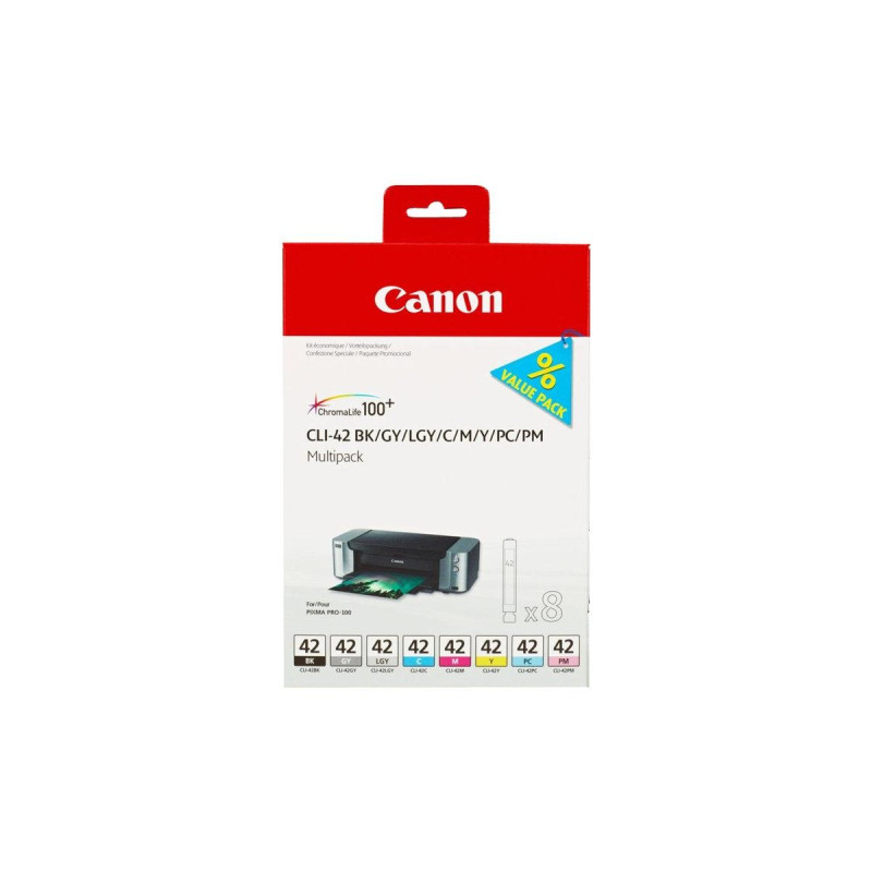 MULTIPACK ORIGINALE (CLI-42, 6384B010) CANON PIXMA PRO-100 (8X13ML)
