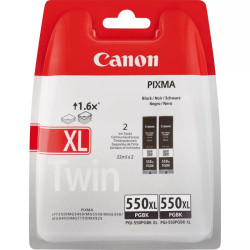 MULTIPACK ORIGINALE (6431B005, PGI-550BK) CANON MG5550 (2X500PAG) NERO