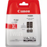 MULTIPACK ORIGINALE (6431B005, PGI-550BK) CANON MG5550 (2X500PAG) NERO