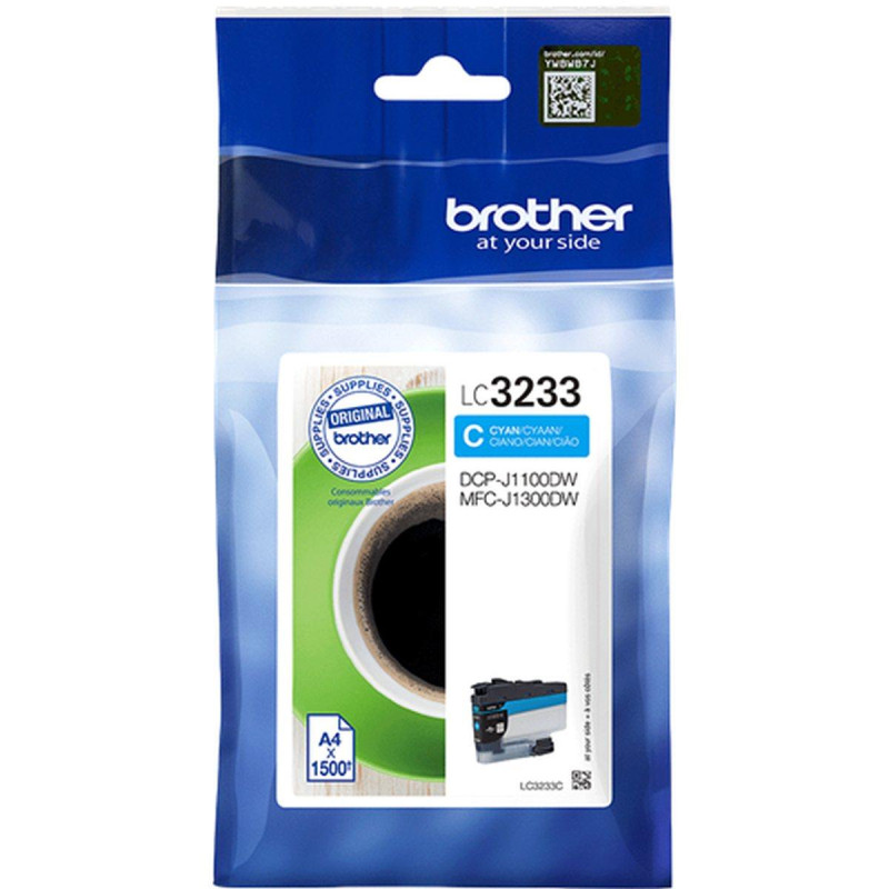 CARTUCCIA ORIGINALE (LC-3233C) BROTHER DCP-J1100DW (1,5K) CIANO