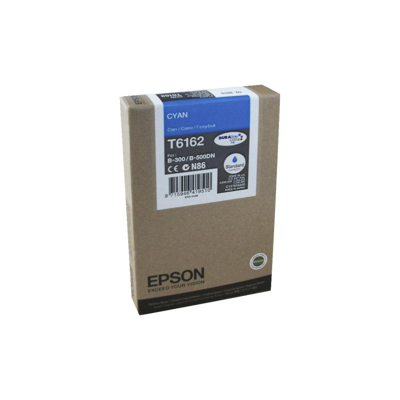 CARTUCCIA PLOTTER ORIGINALE (C13T616200, T6162) EPSON B300 (3,5K) CIANO