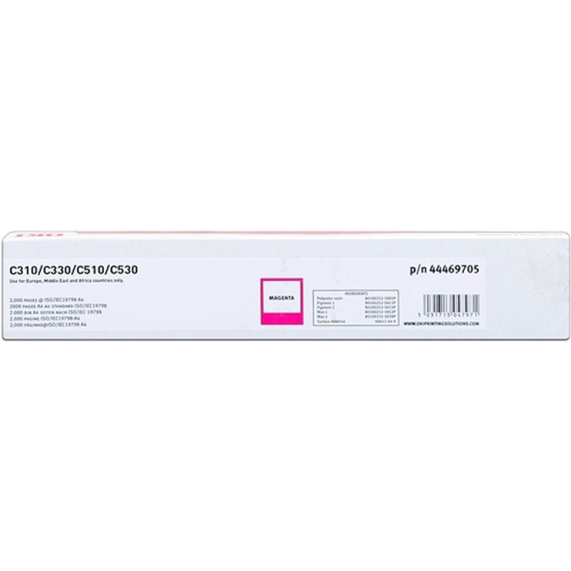 TONER ORIGINALE (44469705) OKI C300DN, C310DN (2K) MAGENTA