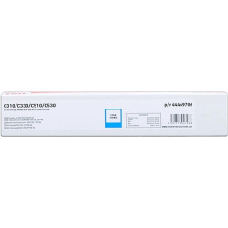 TONER ORIGINALE (44469706) OKI C300DN, C310DN (2K) CIANO