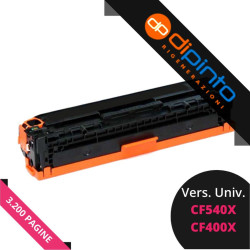 TONER COMPATIBILE (CF540X, CF400X, 045H, 054H) PER HP MFP M280NW (3,2K) NERO XL