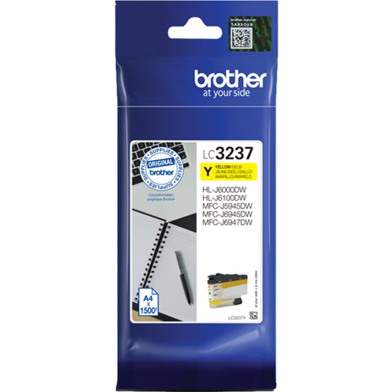 CARTUCCIA ORIGINALE (LC-3237Y) BROTHER MFC-J5945DW (1.5K) GIALLO