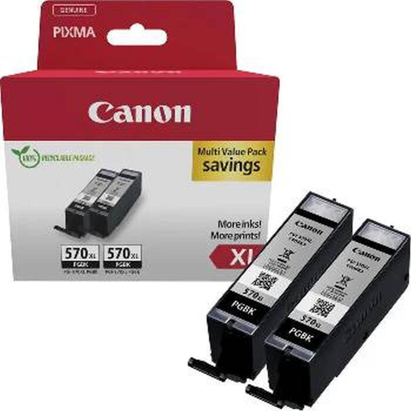 MULTIPACK ORIGINALE (PGI-570XL) CANON MG6850 (2X500PAG) NERO XL