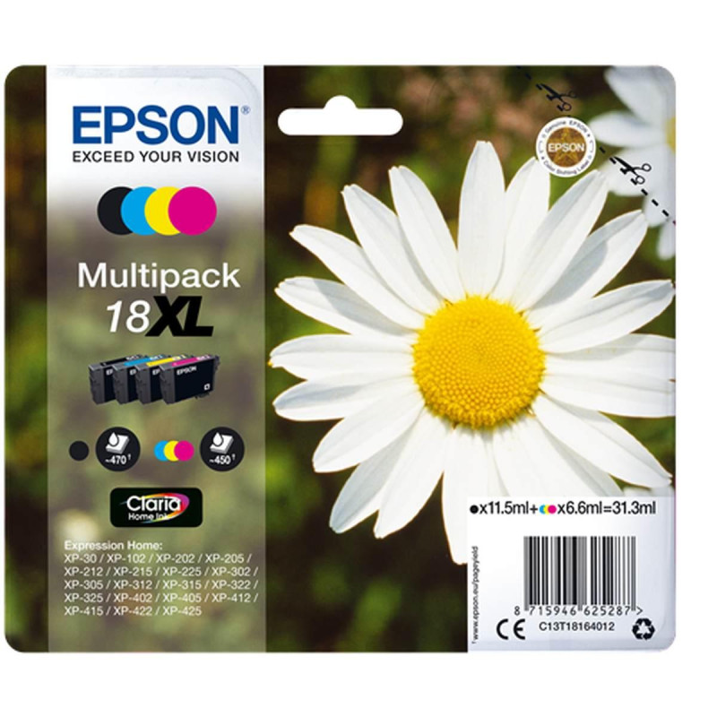 MULTIPACK ORIGINALE 4 PZ (T1816, C13T18164012) EPSON EXPRESSION XP205