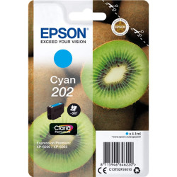 CARTUCCIA ORIGINALE (202, C13T02F24010) EPSON XP6000 (300PAG) CIANO