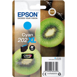 CARTUCCIA ORIGINALE (202XL, C13T02H24010) EPSON XP6000 (650PAG) CIANO XL