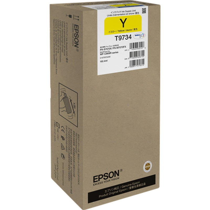 CARTUCCIA ORIGINALE (C13T973400, T9734) EPSON WF-C869RDTWF (22K) GIALLO