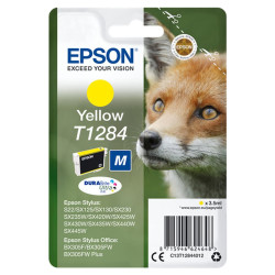 CARTUCCIA ORIGINALE (T1284) EPSON S22, SX125 (3,5ML) GIALLO