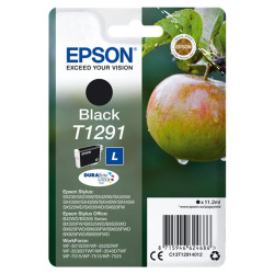 CARTUCCIA ORIGINALE (T1291) EPSON STYLUS SX420W (385PAG) NERO