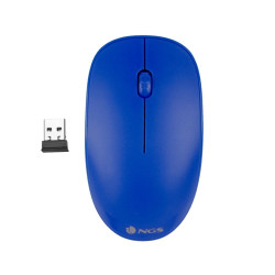 MOUSE USB WIRELESS NGS FOG 1000DPI - 3 PULSANTI - USO AMBIDESTRO - COLORE BLU