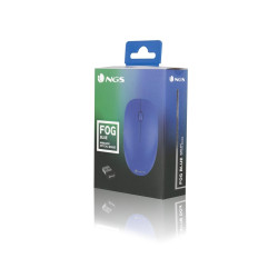 MOUSE USB WIRELESS NGS FOG 1000DPI - 3 PULSANTI - USO AMBIDESTRO - COLORE BLU