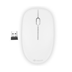 MOUSE USB WIRELESS NGS FOG 1000DPI - 3 PULSANTI - USO AMBIDESTRO - COLORE BIANCO