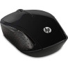 MOUSE WIRELESS HP 200 1000 DPI - 3 PULSANTI - USO AMBIDESTRO - COLORE NERO