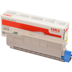 TONER ORIGINALE (46507505) OKI C612 (6K) GIALLO