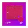 TAPPETINO PER MOUSE NGS KILIM - MICROFIBRA - MISURA 25X21 CM - COLORE ROSA