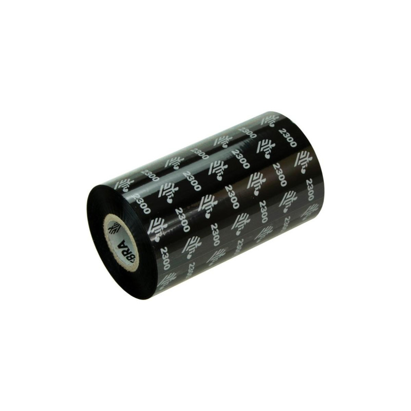 TTR ORIGINALE ZEBRA ZIPSHIP 2300 CONFEZIONE DA 12 NASTRI A TRASFERIMENTO TERMICO ORIGINALI - NASTRI CERATI - ANIMA DA 12,7 MM, L