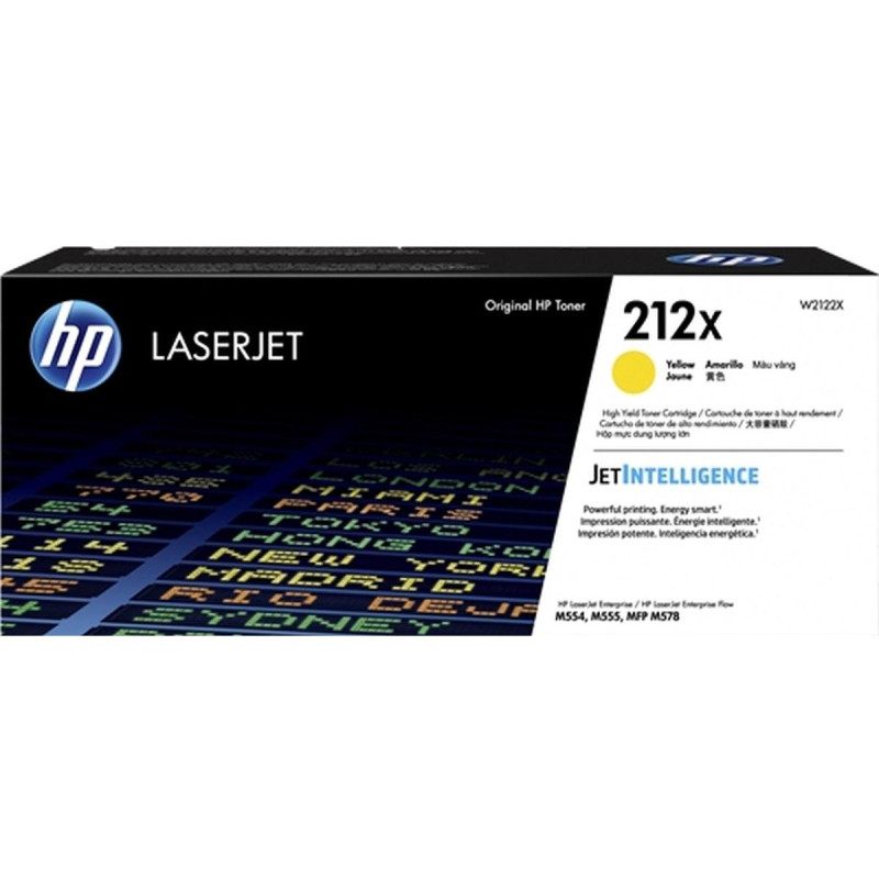 TONER ORIGINALE (W2122X, 212X) HP COLOR LASERJET ENTERPRISE FLOW MFP M578C (10K) GIALLO