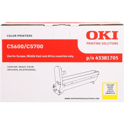 UNITÀ TAMBURO ORIGINALE (43381705) OKI C5600, C5700N (20K) GIALLO