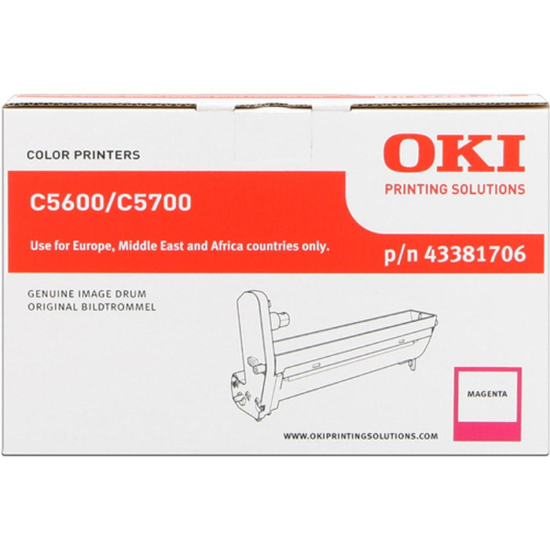 UNITÀ TAMBURO ORIGINALE (43381706) OKI C5600, C5700N (20K) MAGENTA