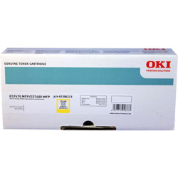TONER ORIGINALE (45396213) OKI ES7470, ES7480 (11,5K) GIALLO