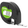 NASTRO ORIGINALE CARTA NERO SU BIANCO (S0721510, 91200) (12 MM X 4 M) DYMO LETRATAG