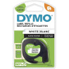 NASTRO ORIGINALE CARTA NERO SU BIANCO (S0721510, 91200) (12 MM X 4 M) DYMO LETRATAG