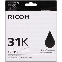 CARTUCCIA ORIGINALE (GC31K, 405688) RICOH AFICIO GX E3000N (1,9K) NERO