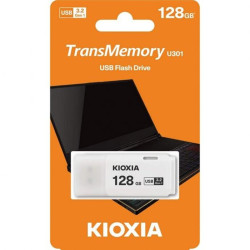 PENDRIVE KIOXIA TRANSMEMORY U301 USB 3.2 MEMORIA 128GB - BIANCO