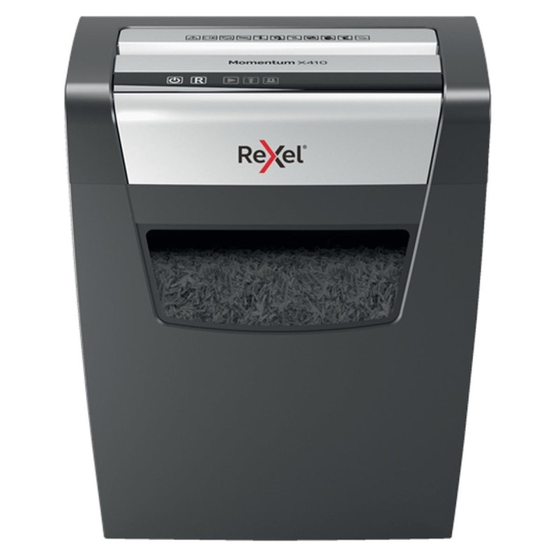 REXEL MOMENTUM X410 DISTRUGGI DOCUMENTI MANUALE CON TAGLIO CORIANDOLI - DISTRUGGE FINO A 10 FOGLI - 23L