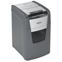 DISTRUGGI DOCUMENTI REXEL OPTIMUM AUTOFEED 130X CON TAGLIO DI PARTICELLE - 44L - ALIMENTAZIONE AUTOMATICA DA 130 FOGLI - SLOT MA