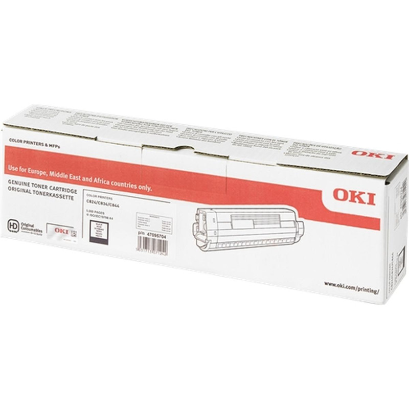 TONER ORIGINALE (47095704) OKI C824N (5K) NERO