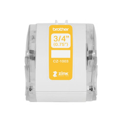 ROTOLO DI ETICHETTE ORIGINALE BROTHER CZ1003 - 19 MM X 5 MT