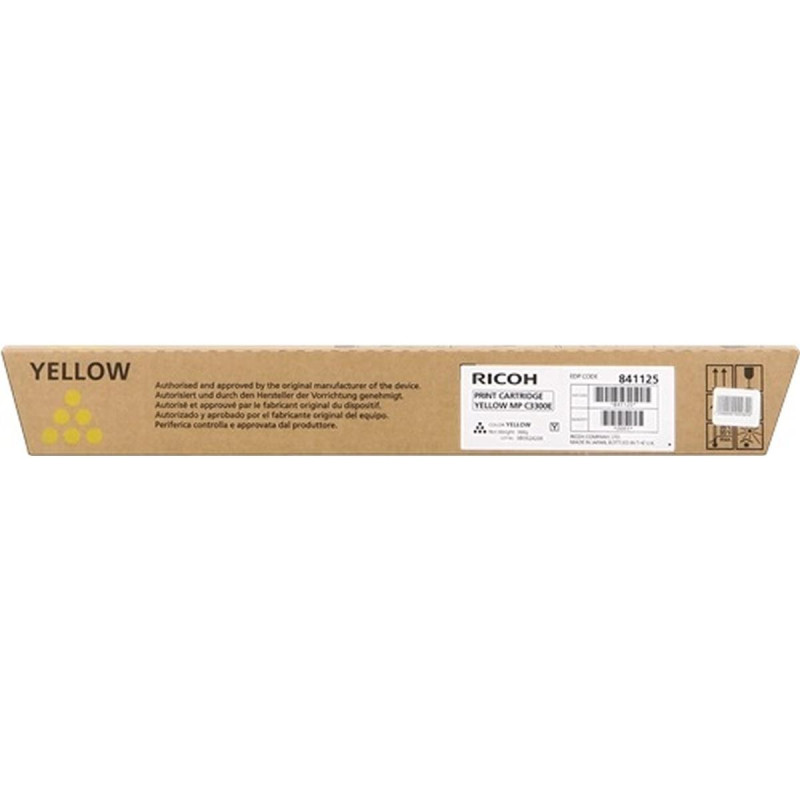 TONER ORIGINALE (841125, 842044, 841425) RICOH AFICIO MP C2800, MP C3001 (15K) GIALLO