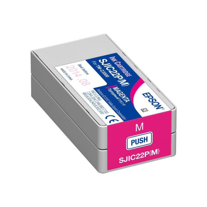 CARTUCCIA ORIGINALE (SJIC22P-M, C33S020603) EPSON TM-C3500 (32,5ML) MAGENTA
