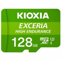 SCHEDA DI MEMORIA KIOXIA EXCERIA MICRO SDXC AD ALTA RESISTENZA 128 GB UHS-I V30 CLASSE 10 CON ADATTATORE